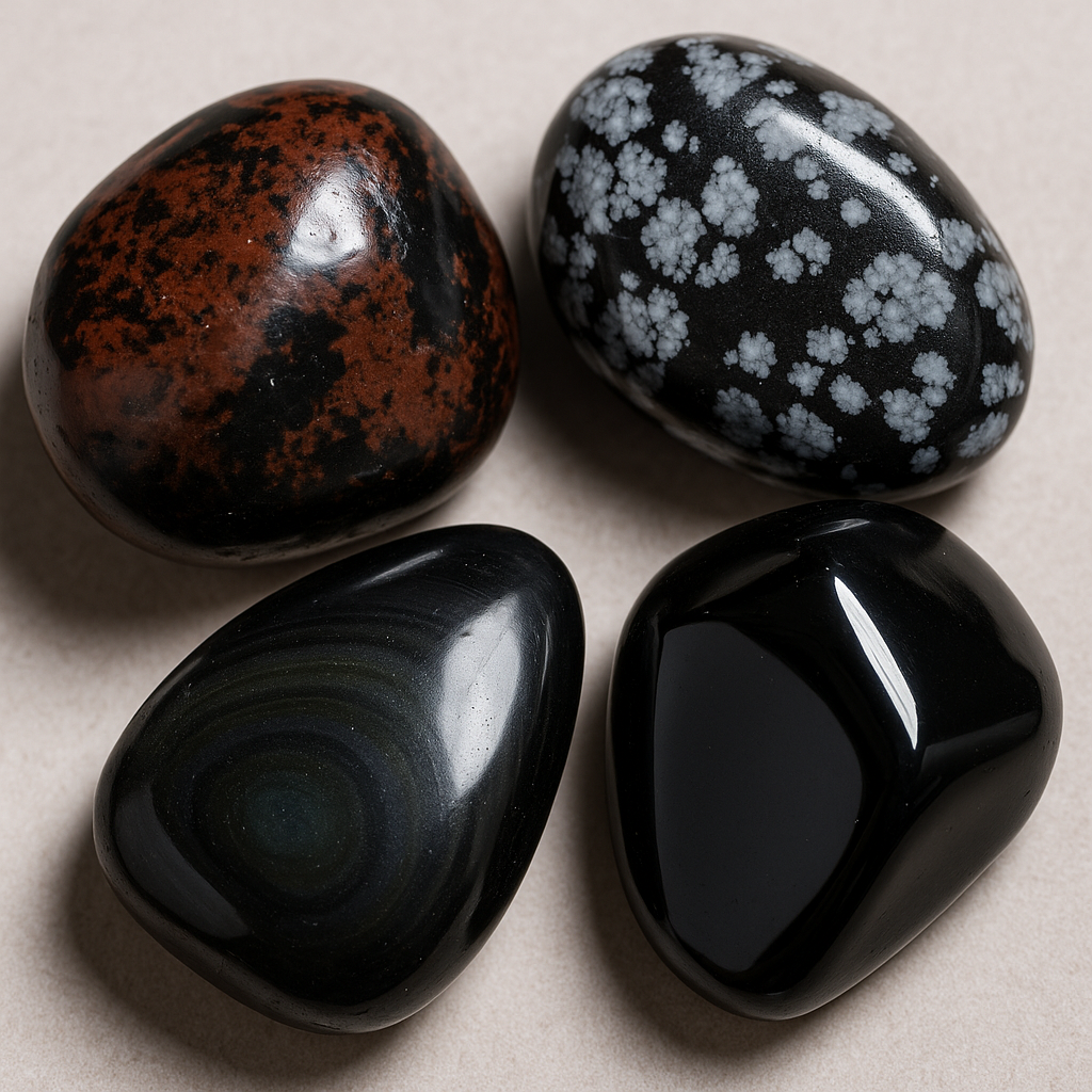 Obsidiaan: de steen van waarheid, bescherming en diepe transformatie