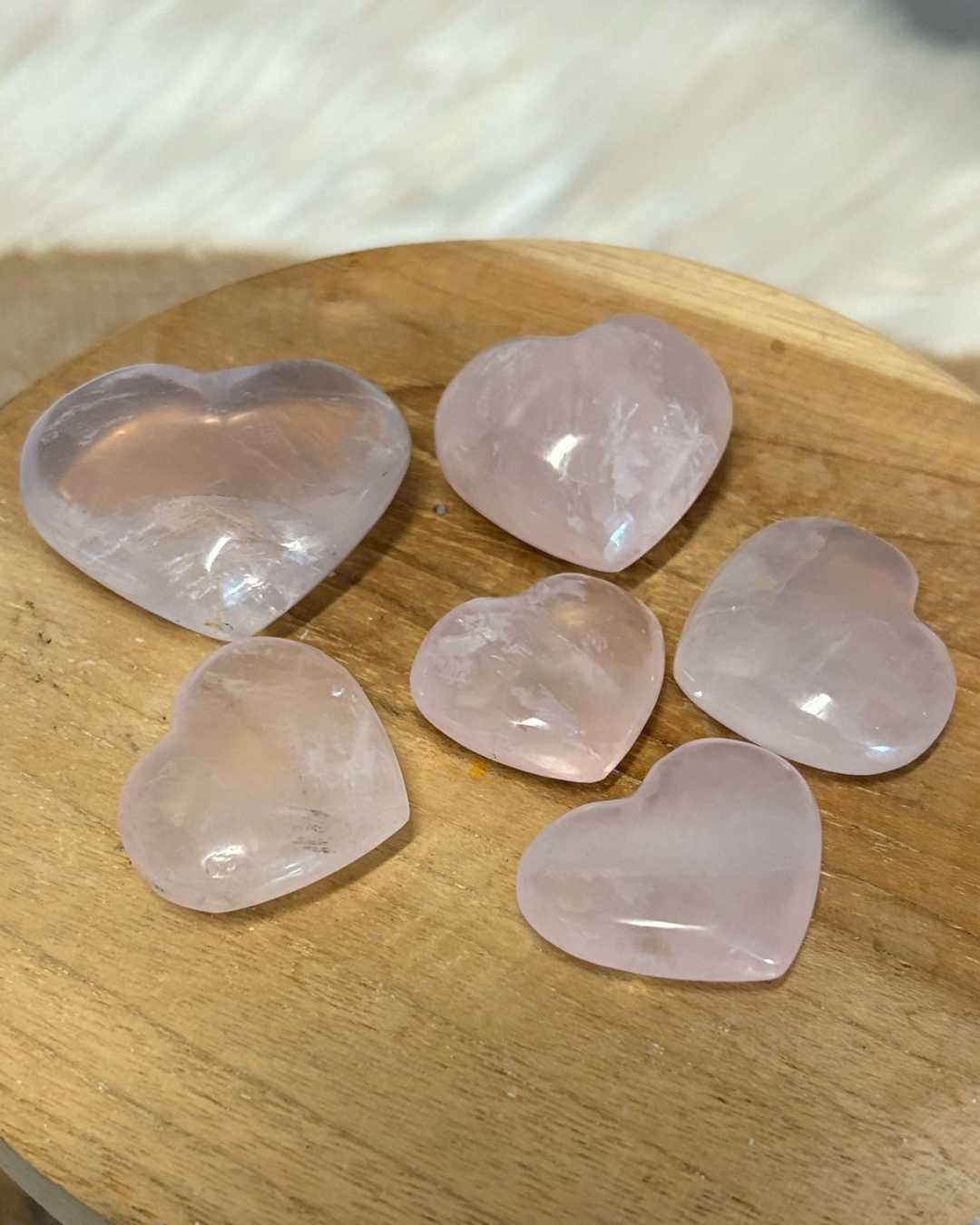 Rozenkwarts harten