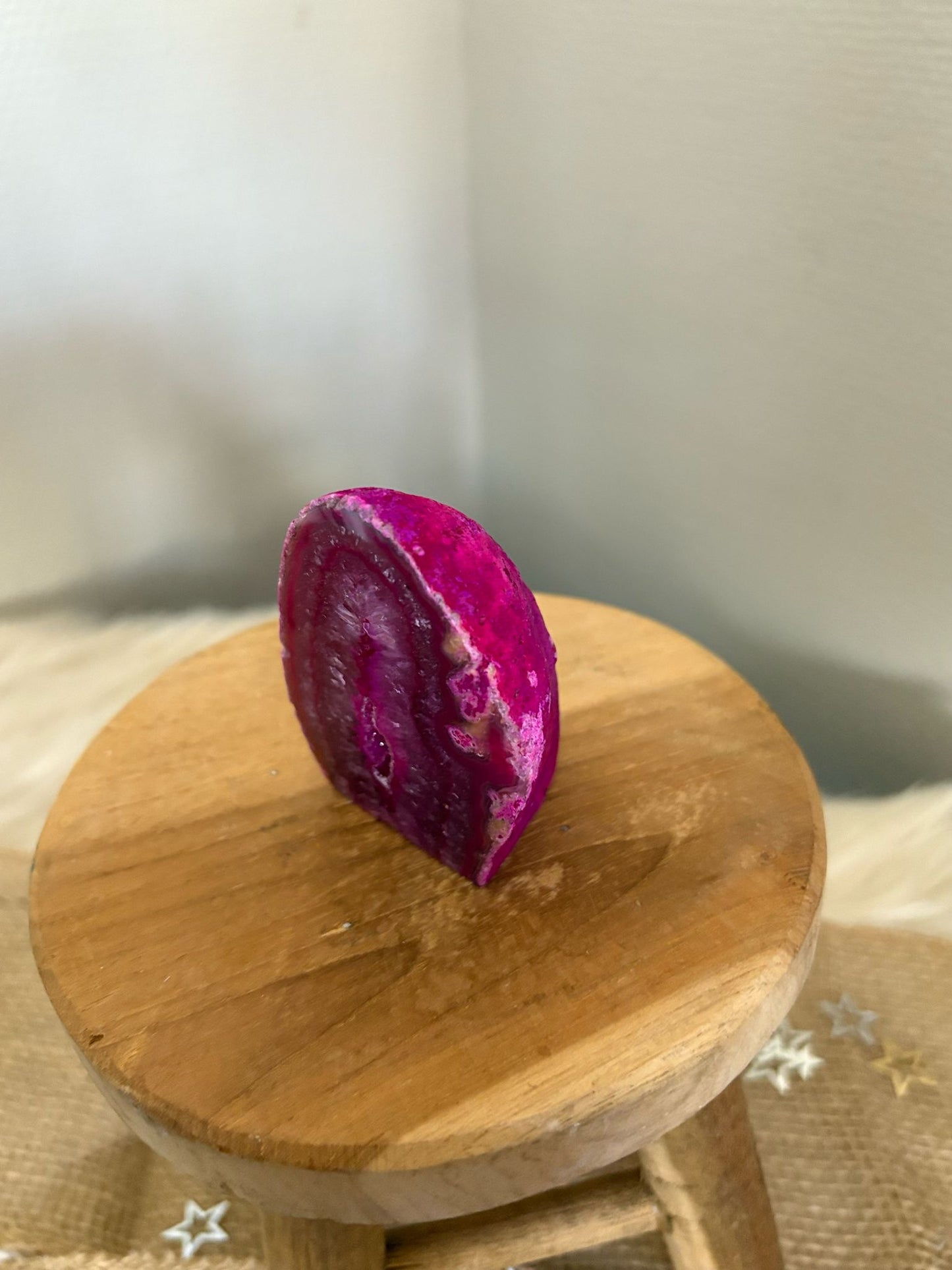 Druzy agaat geode roze