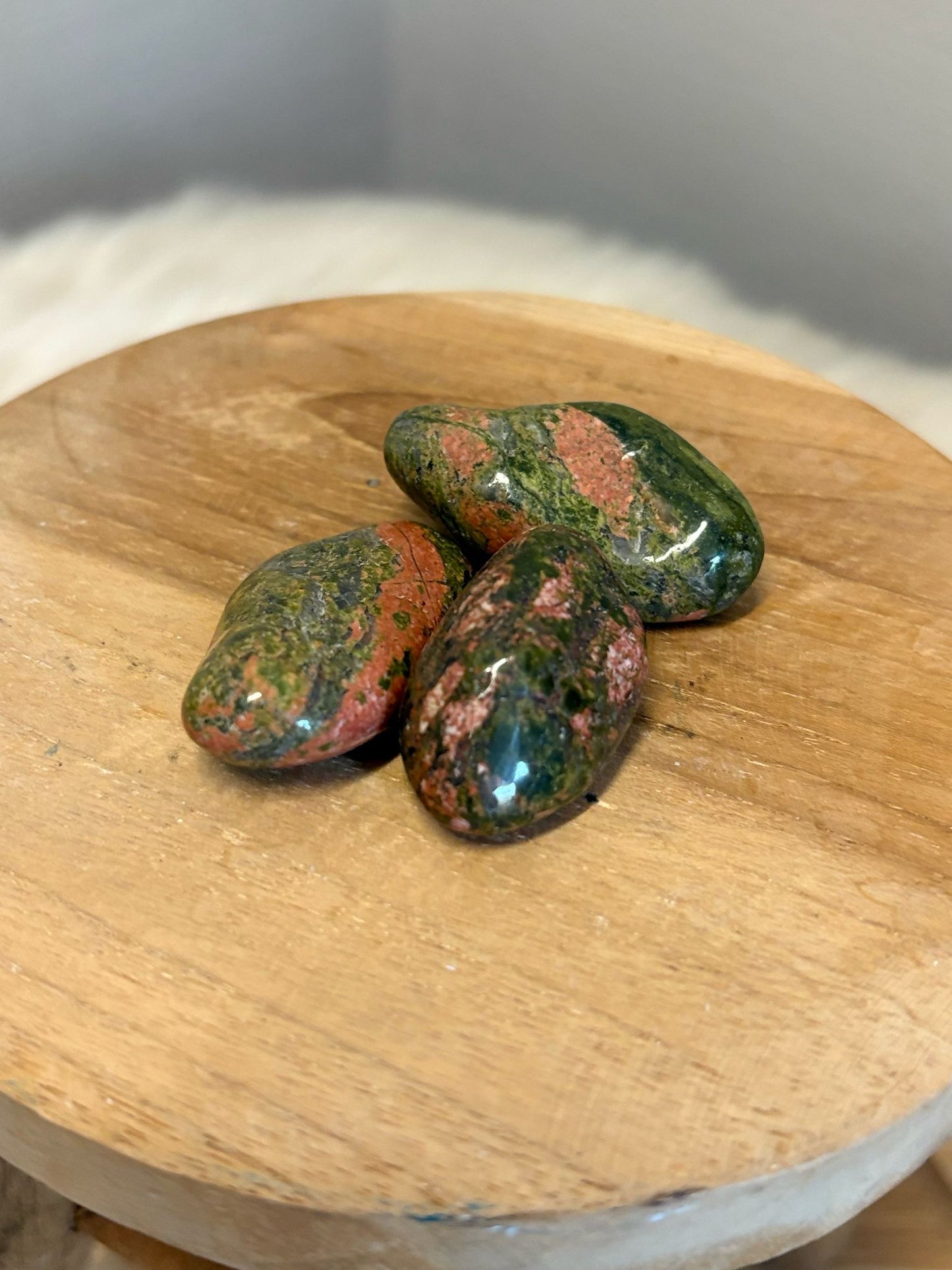 Unakiet trommelsteen