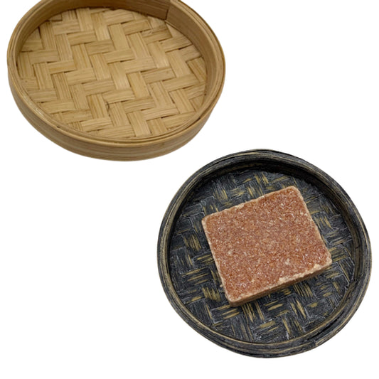 Schaaltje bamboe rond (2 kleuren)