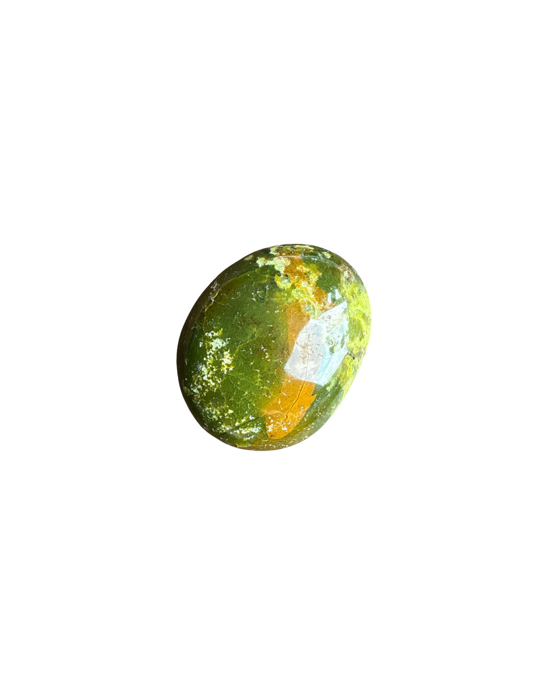 Opaal groen handsteen