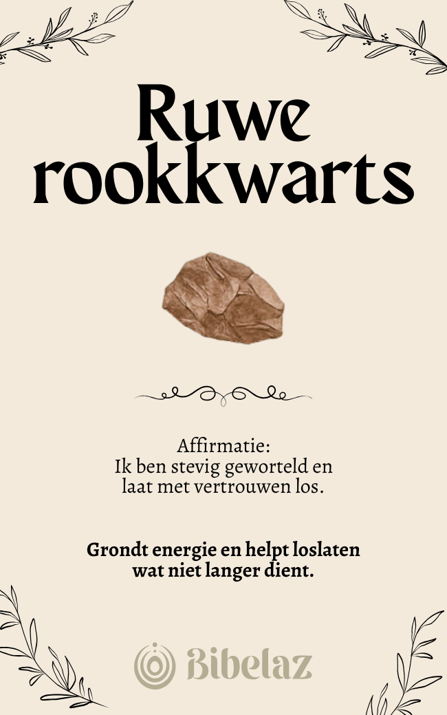 Rookkwarts ruwe steen