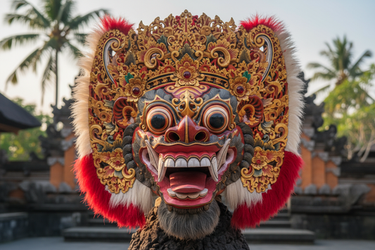 De betovering van Barong maskers