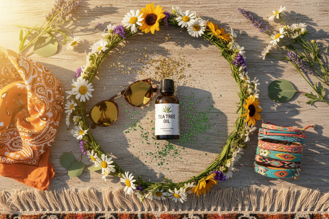 ✨ Waarom iedere festivalgirl een flesje Tea Tree in haar tas zou moeten hebben