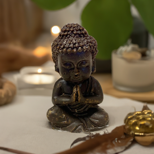 Amber figure Buddha