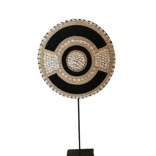 Schelpenornament op standaard